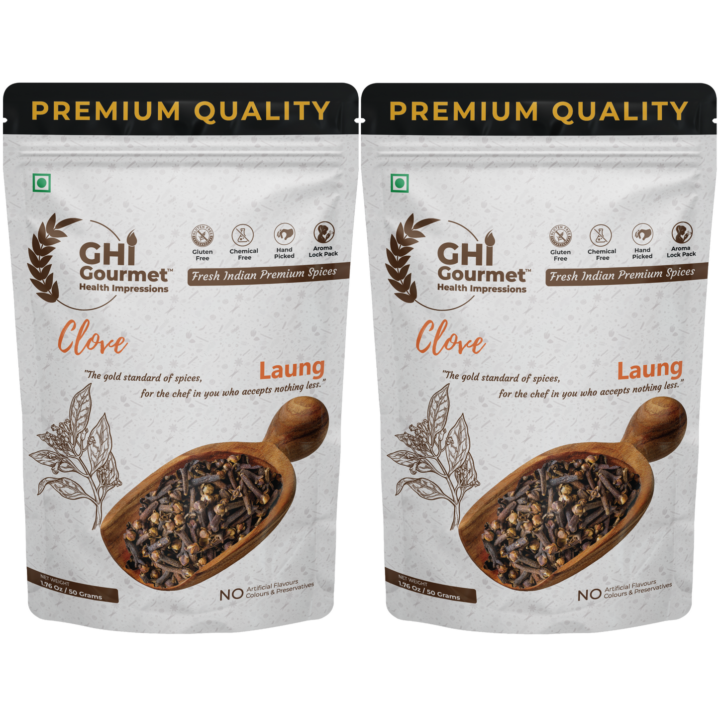Superior Grade Whole Clove 50g (Pack of 1) and 100g (Pack of 2)
