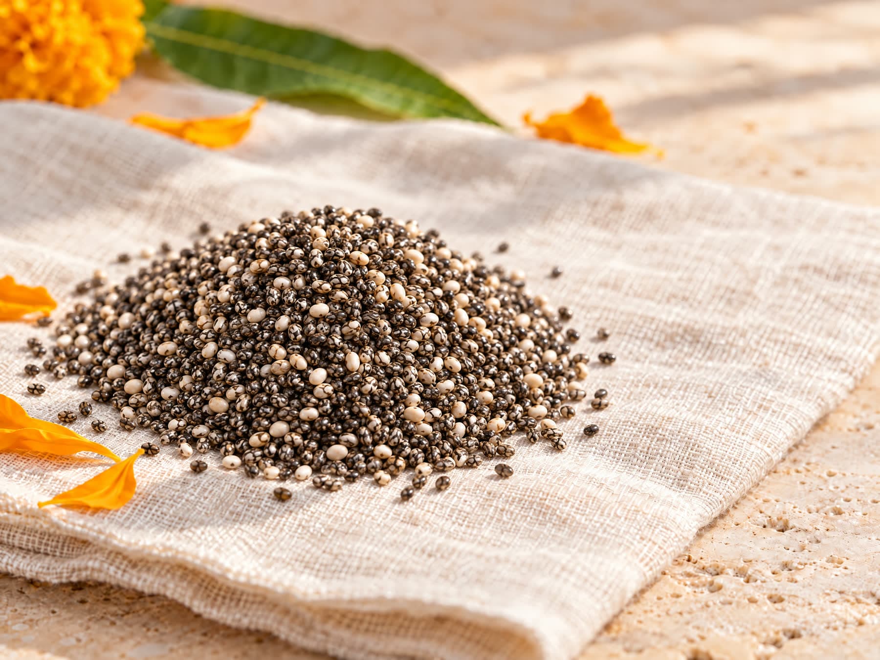 Chia Seeds, our jar with the seeds