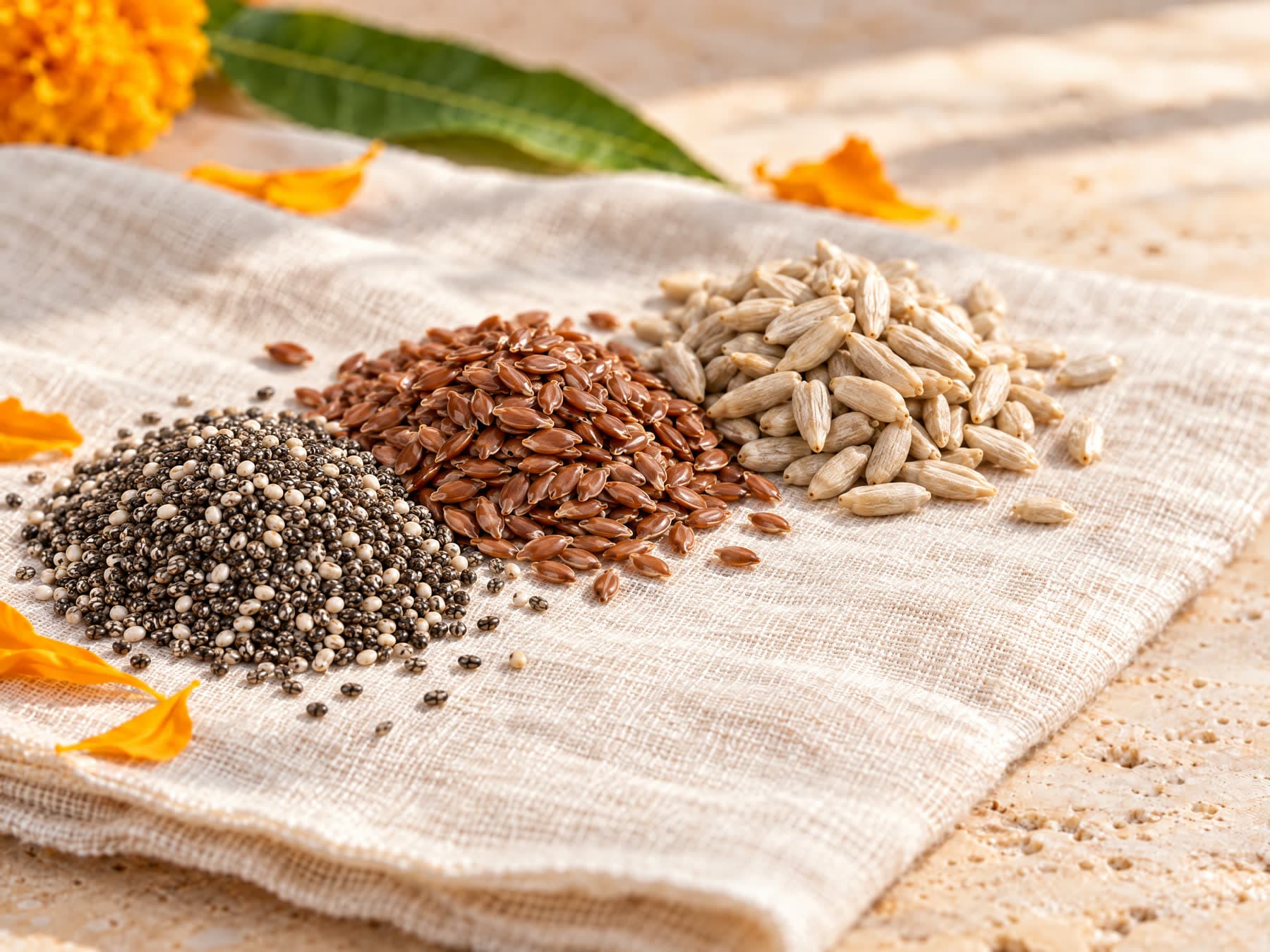 The Breakfast Seeds Trio, our jar with the seeds