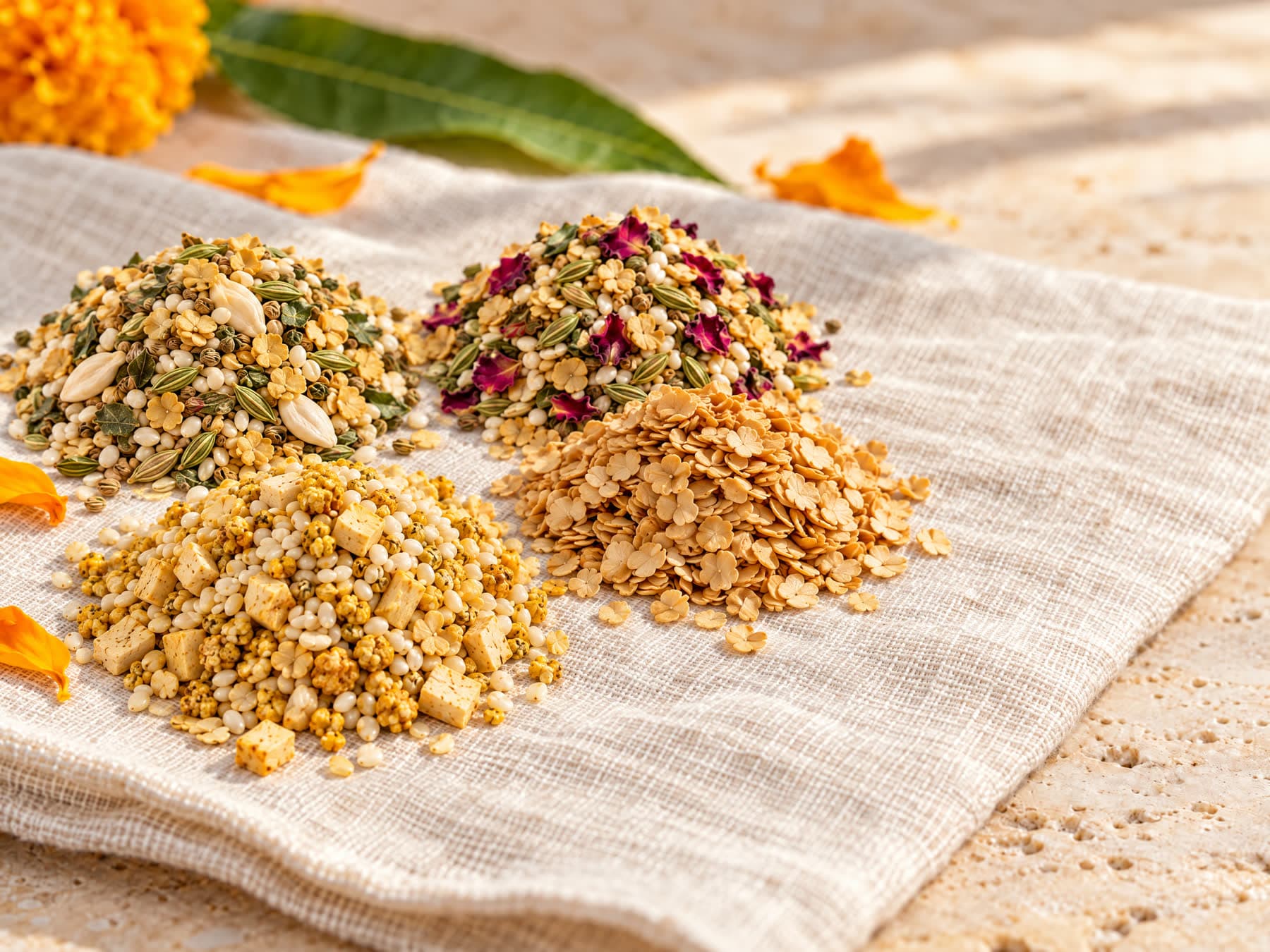 The Mukhwas Set, our jar with the seeds