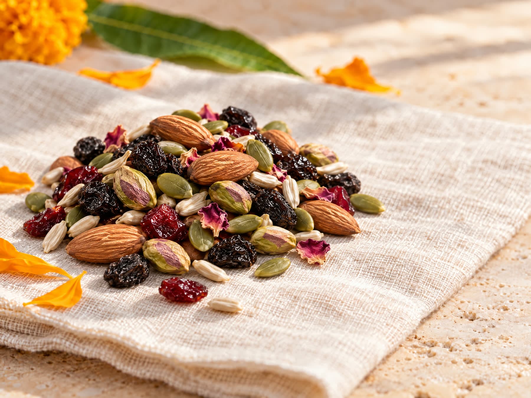Nuts and Berries, our jar with the seeds