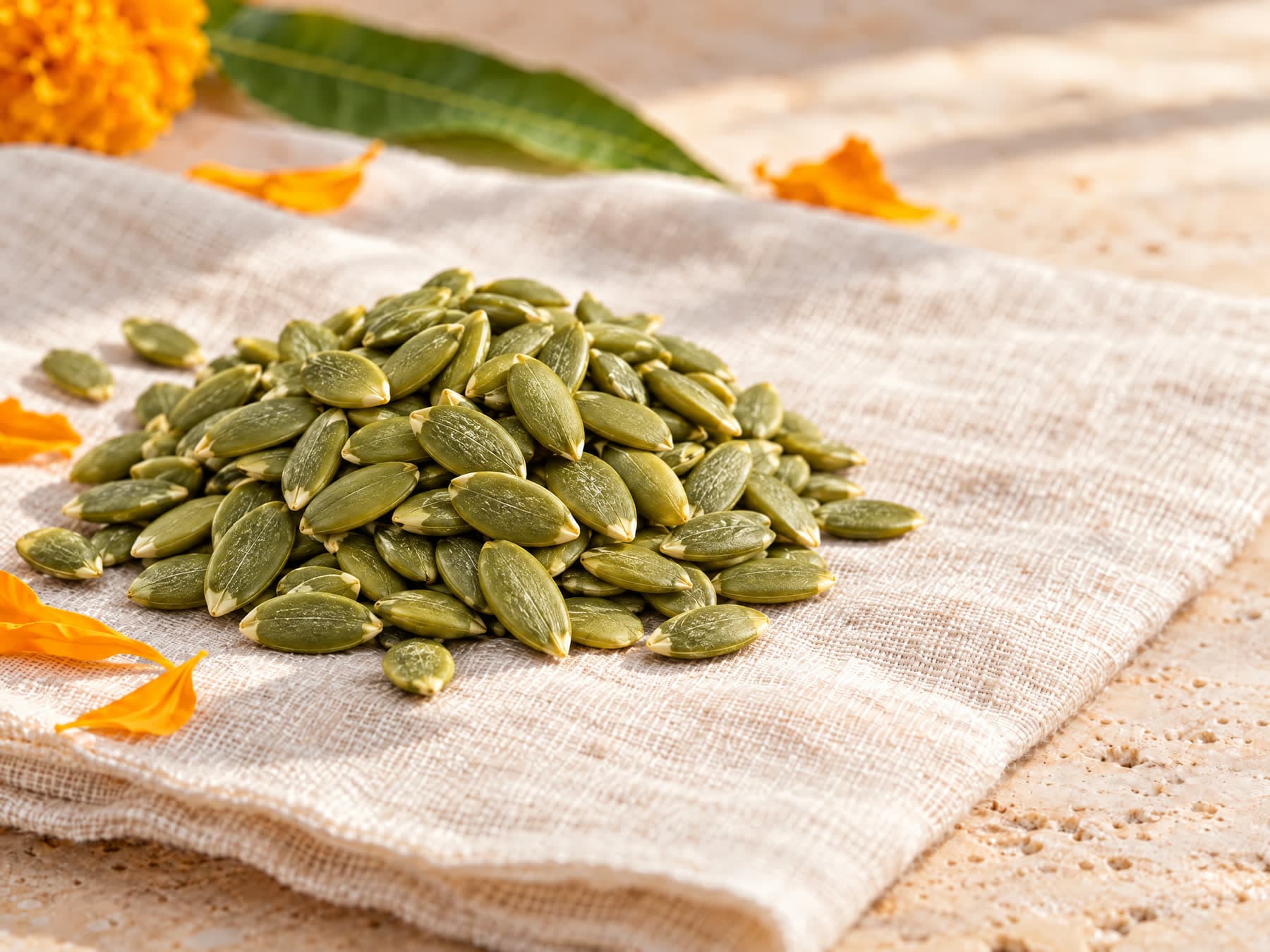 Pumpkin Seeds, our jar with the seeds