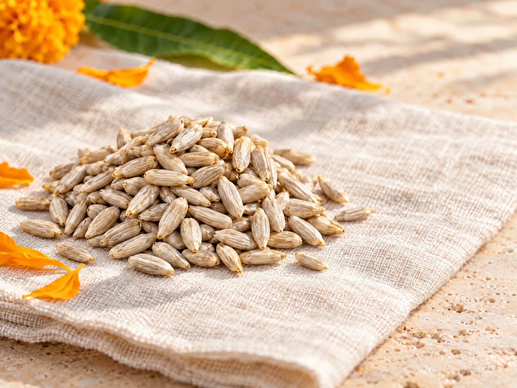 Sunflower Seeds, our jar with the seeds