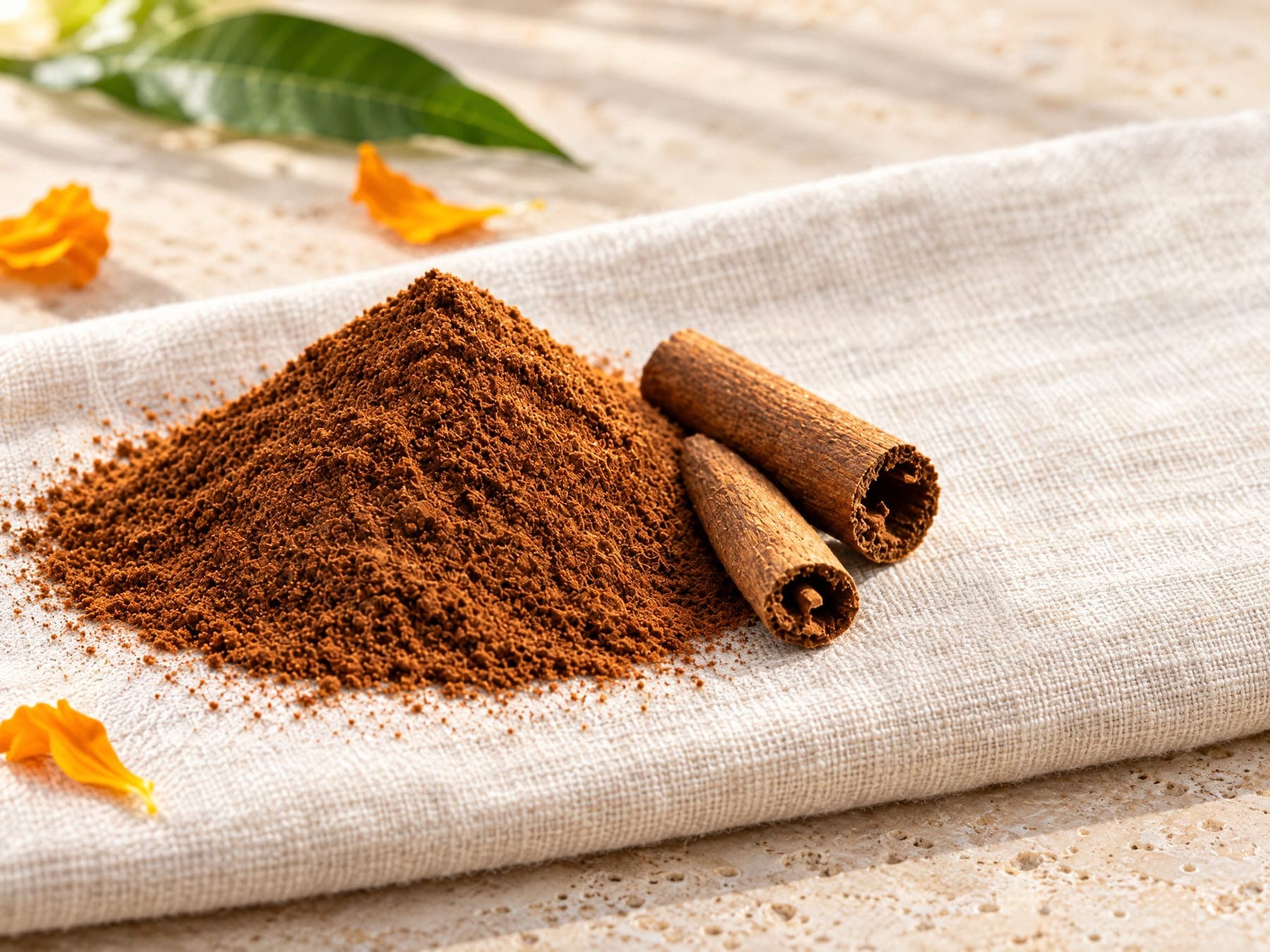 Cinnamon Powder, our pack with the spice