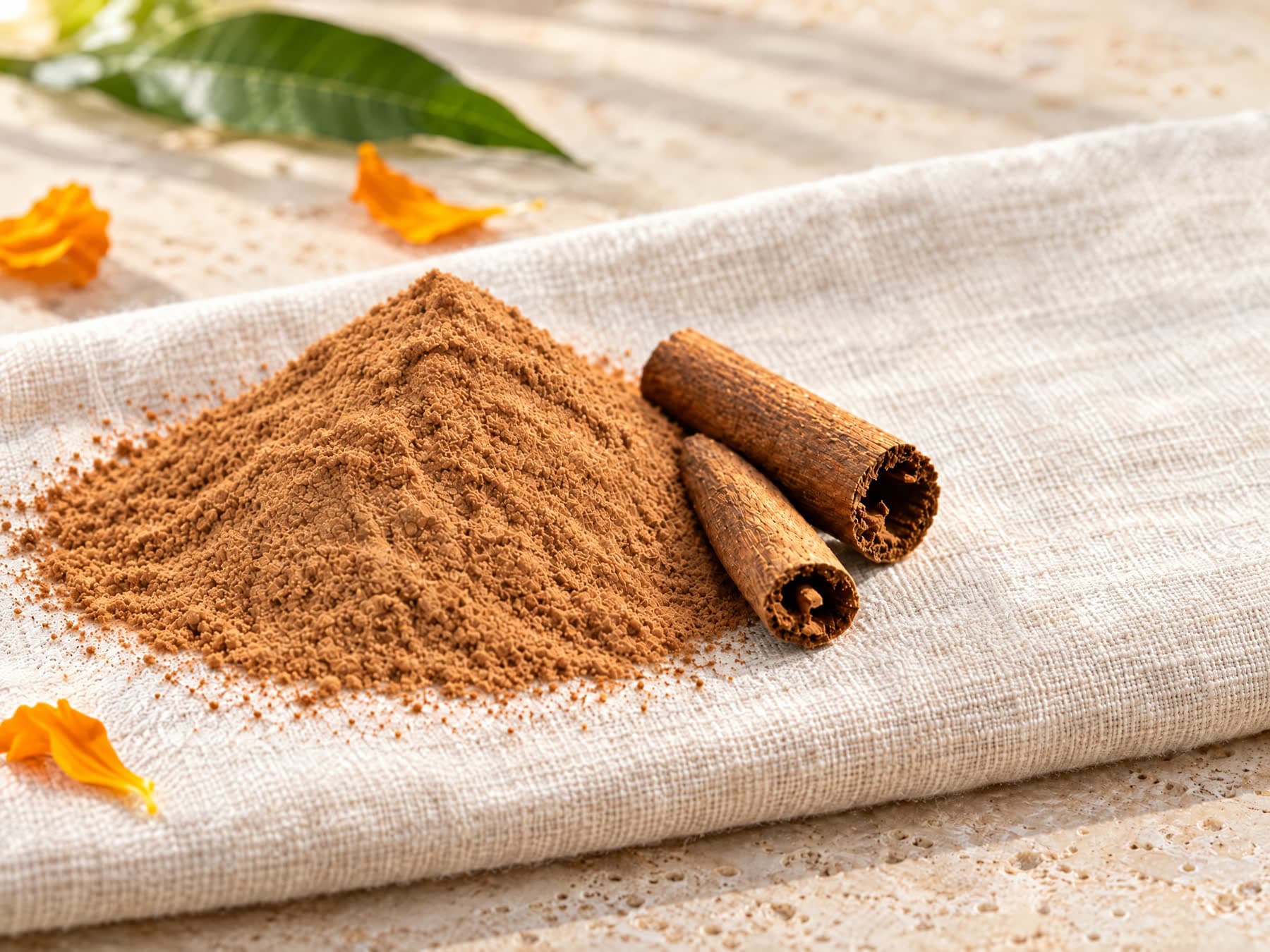 Cinnamon Powder, our pack with the spice