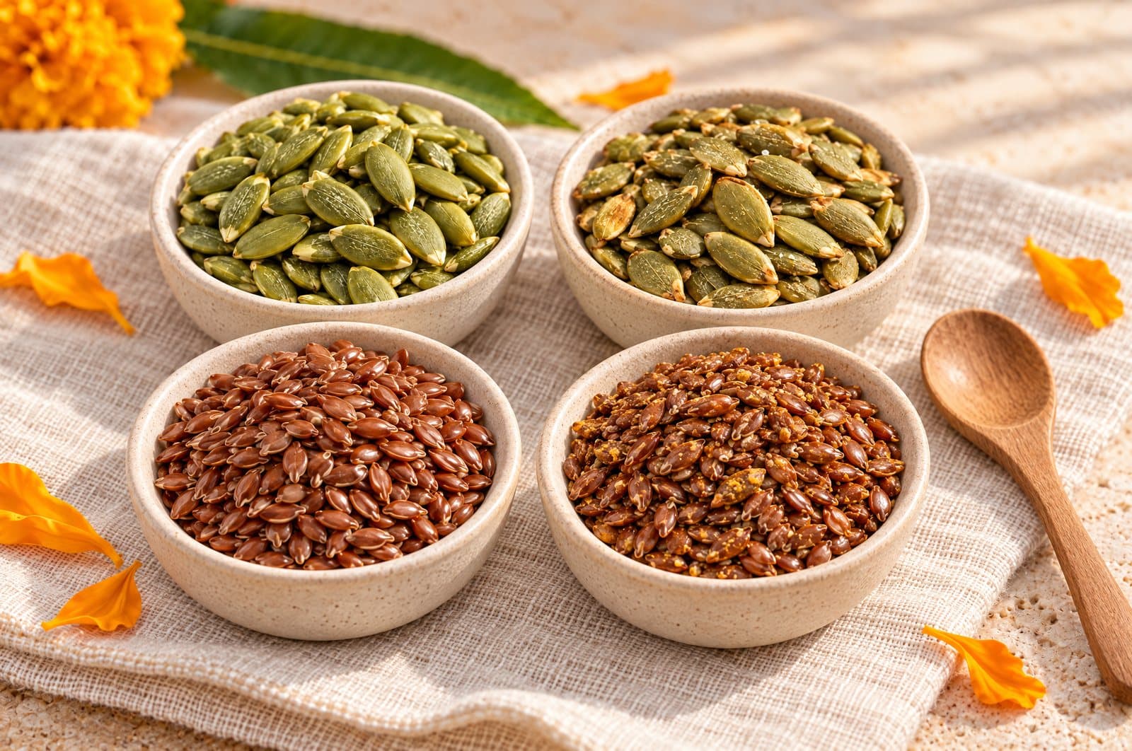 Raw or roasted seeds: which to use, and how to store them